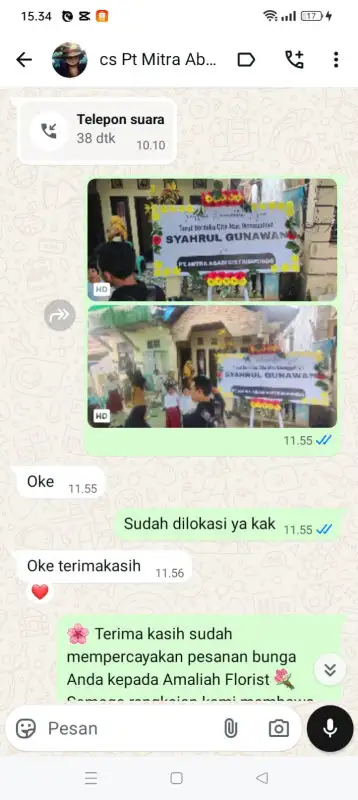 Testimonial Papan ucapan BANDUNG BARAT
